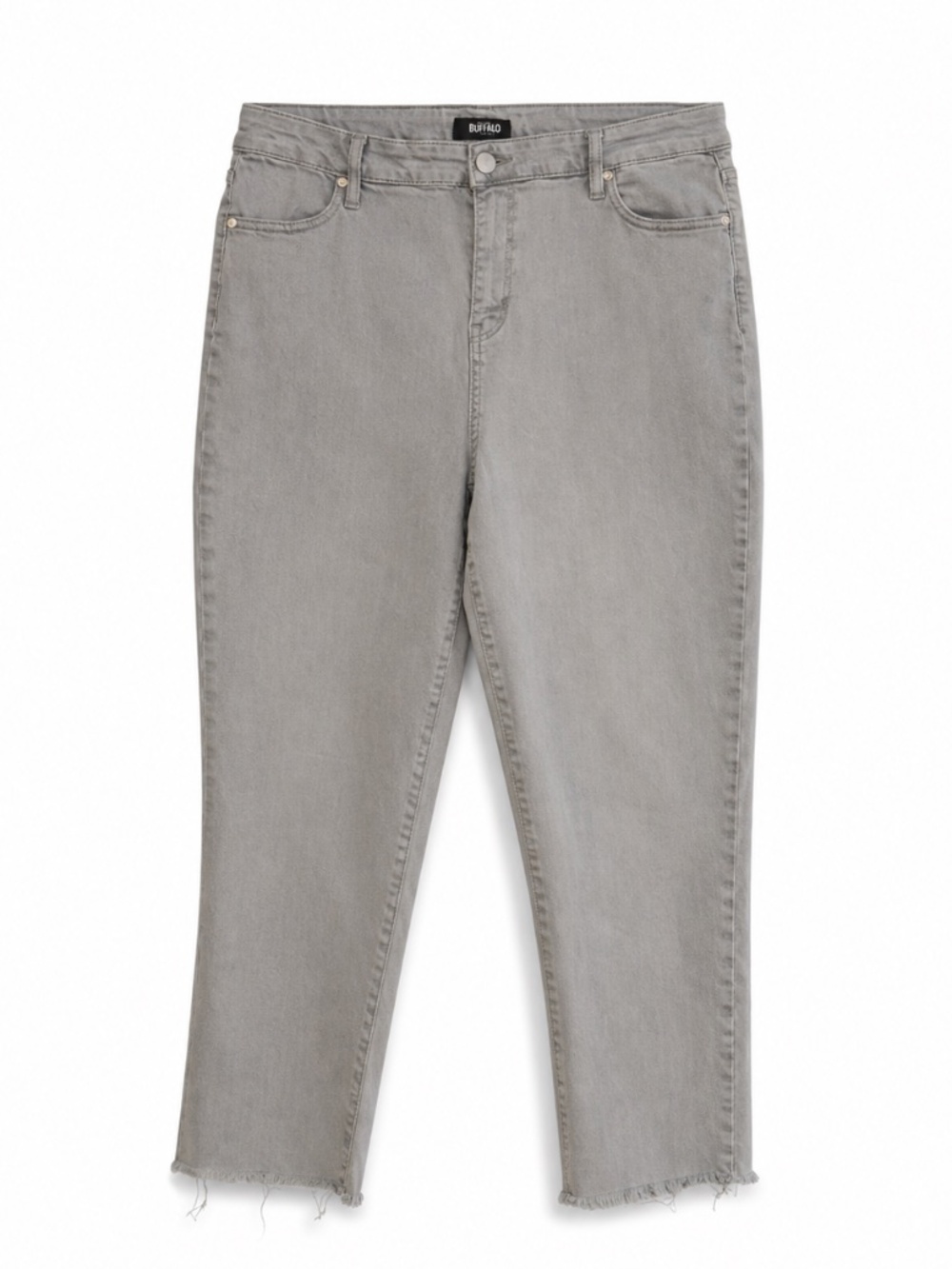4/$20➡️ Buffalo David Bitton Sage Green Cropped Capris Frayed Hem – Size 16 EUC